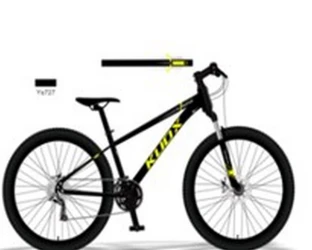 Bicicleta Epid Kuox Black & Yellow, roți 24 cumpăra în Chișinau. Foto 1