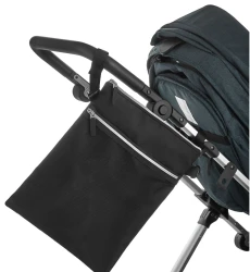 Geantă impermeabilă pentru scutece și hăinuțe BabyJem, Neagră cumpăra în Chișinau. Foto 2