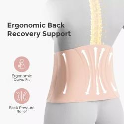 Послеродовой пояс-бандаж Momcozy Ergowrap 3D Oyster Pink, Размер XL (109-117 см) купить в Кишиневе. Фото 8