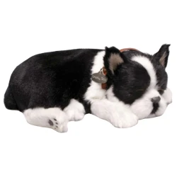 Jucărie de pluș Perfect Petzzz Terrier Boston Negru & Alb, 26 cm cumpăra în Chișinau. Foto 1