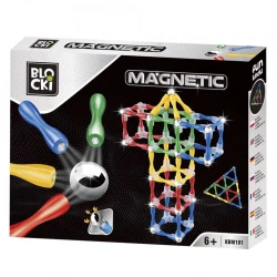 Set constructie magnetic Blocki, 124 elemente cumpăra în Chișinau. Foto 1