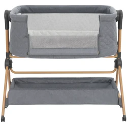 Patuc Co-sleeper + Scaun de masa 2 in 1 KikkaBoo Sleat Me Grey cumpăra în Chișinau. Foto 7