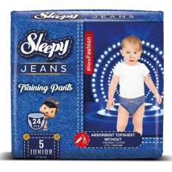Scutece-chiloței Sleepy Jeans Junior 5 (11-18 kg), 24 buc. cumpăra în Chișinau. Foto 1