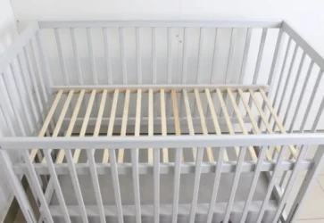 Pătuț Kuzya Sofia Gri pe balansoar cu sertar cumpăra în Chișinau. Foto 6
