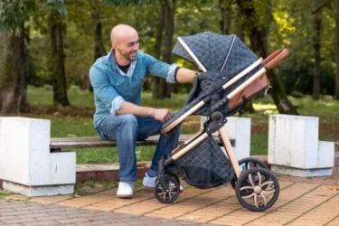 Carucior 2 in 1 transformabil Moni Alma Black cumpăra în Chișinau. Foto 21