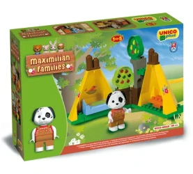 Set construcție Androni Giocattoli Maximillian Families Camping, 29 elemente cumpăra în Chișinau. Foto 1