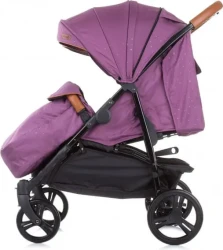 Коляска для двойни Chipolino Passo Doble Lilac Platinum купить в Кишиневе. Фото 5