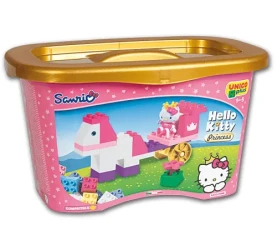 Set construcție Androni Giocattoli Hello Kitty în container, 44 elemente cumpăra în Chișinau. Foto 1