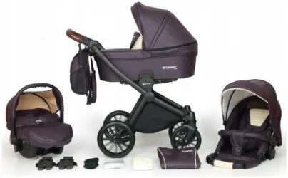 Carucior 3 in 1 Verdi Sonic Soft Violet cumpăra în Chișinau. Foto 2