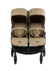 Carucior pentru gemeni KikkaBoo Happy 2 Beige cumpăra în Chișinau. Foto 2