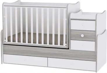 Patut transformabil Lorelli Maxi Plus New White Artwood cumpăra în Chișinau